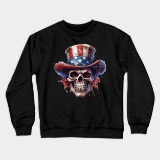 The Skull of Uncle Sam Crewneck Sweatshirt